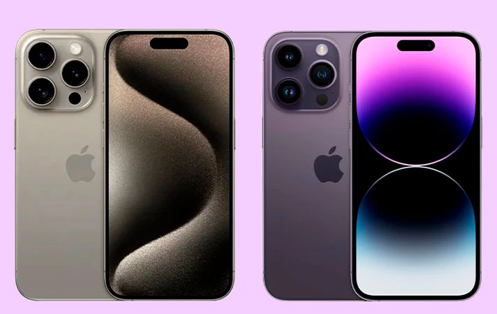 iPhone 15 Pro vs iPhone 14 Pro – порівняння професійних моделей